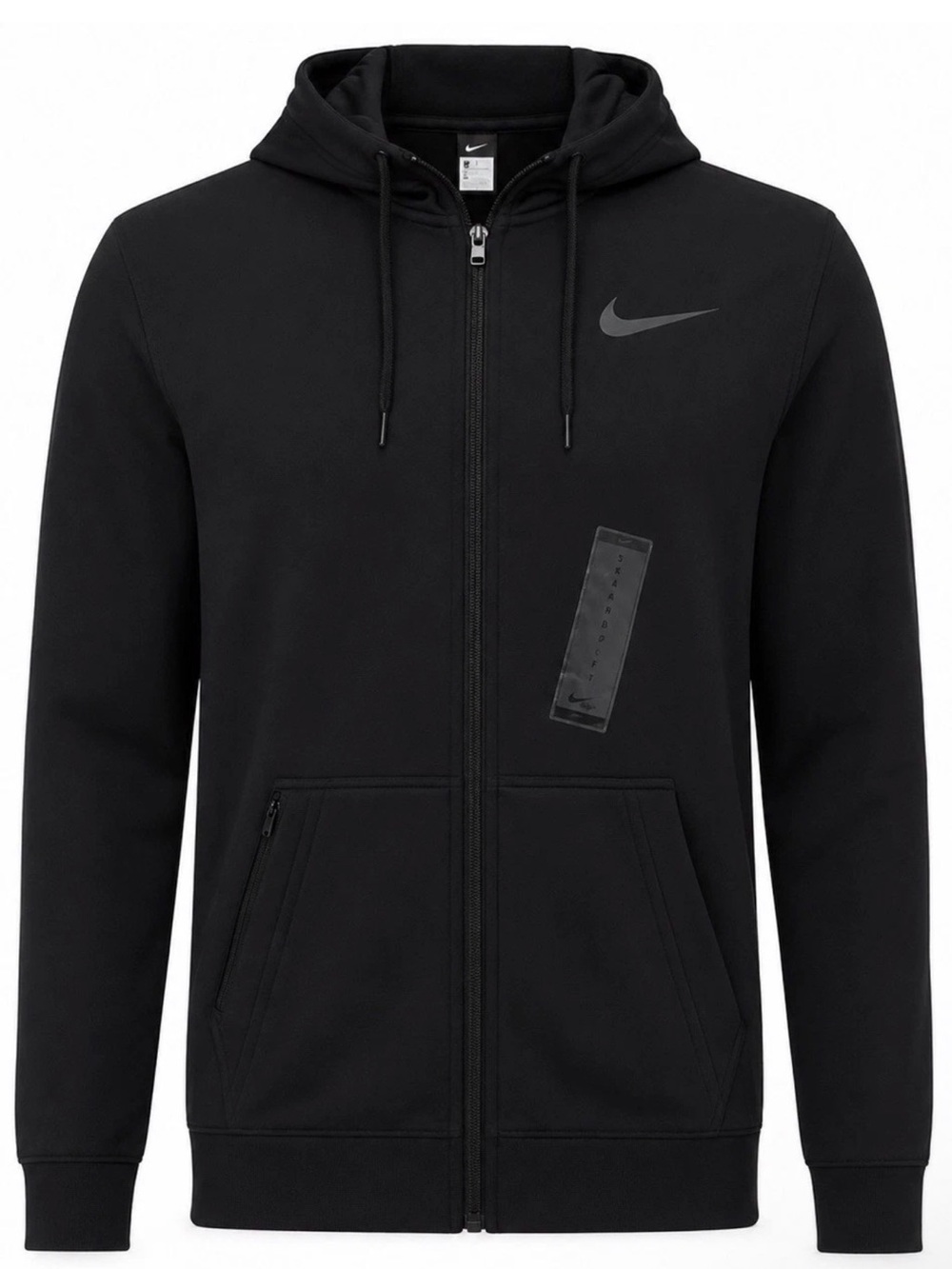 Nike Dri-FIT Full Zip Hoodie Black Men’s Small Training Jacket CU6231-010 New